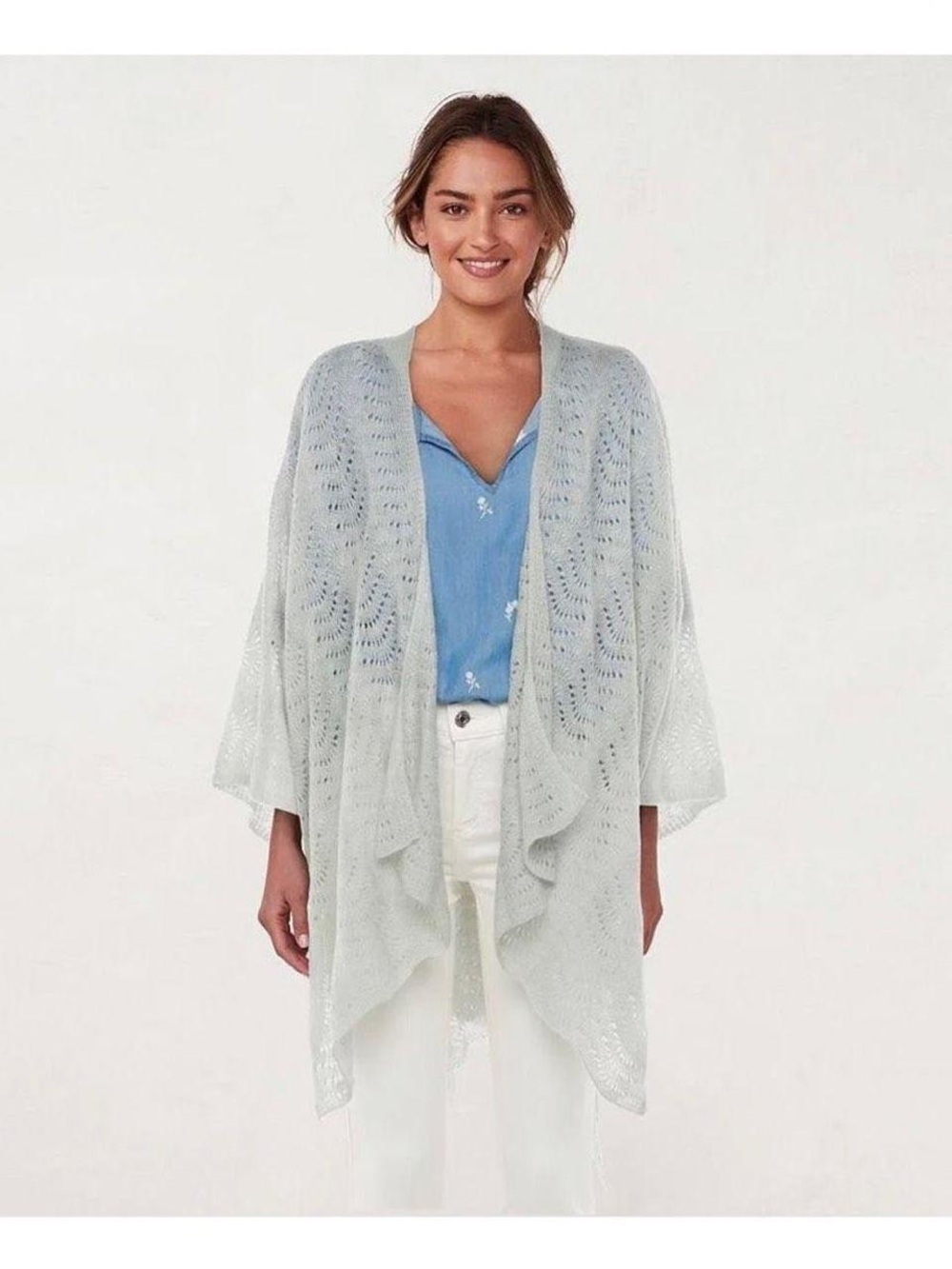 Lauren Conrad Gray Open Knit Women's Sweater OS